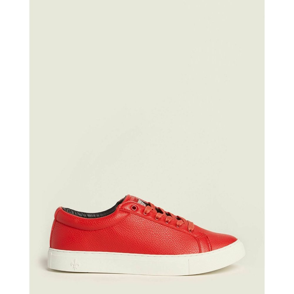 CRIMINAL DAMAGE Red Andre Low-Top Sneakers -Size 9
